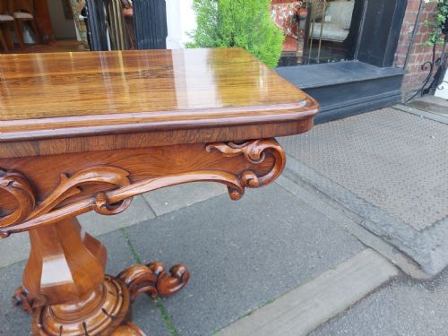 WILLIAM IV ROSEWOOD TEA TABLE - ADDITIONAL PHOTO 4