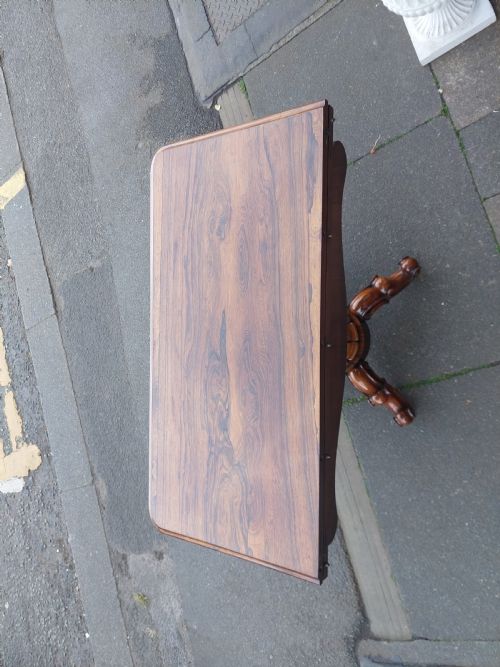 WILLIAM IV ROSEWOOD TEA TABLE - ADDITIONAL PHOTO 8