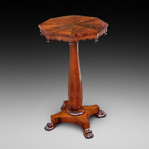 William IV Rosewood Occasional Side Table