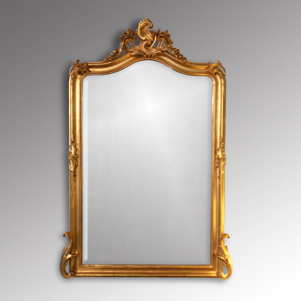 Victorian Gilt Overmantle Mirror