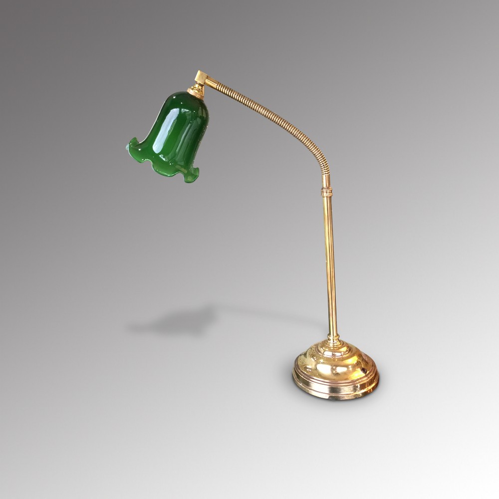 Brass Flexible Desk Lamp