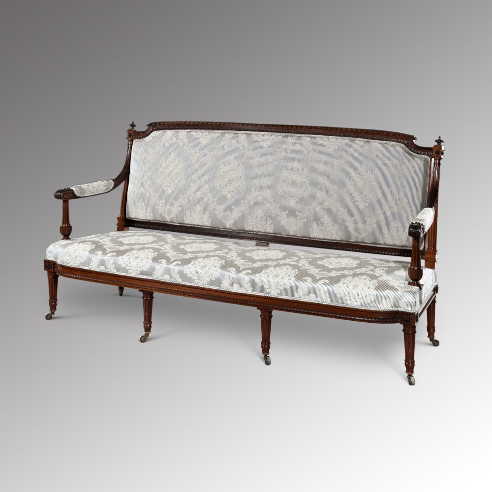 Late 19th century rosewood settee