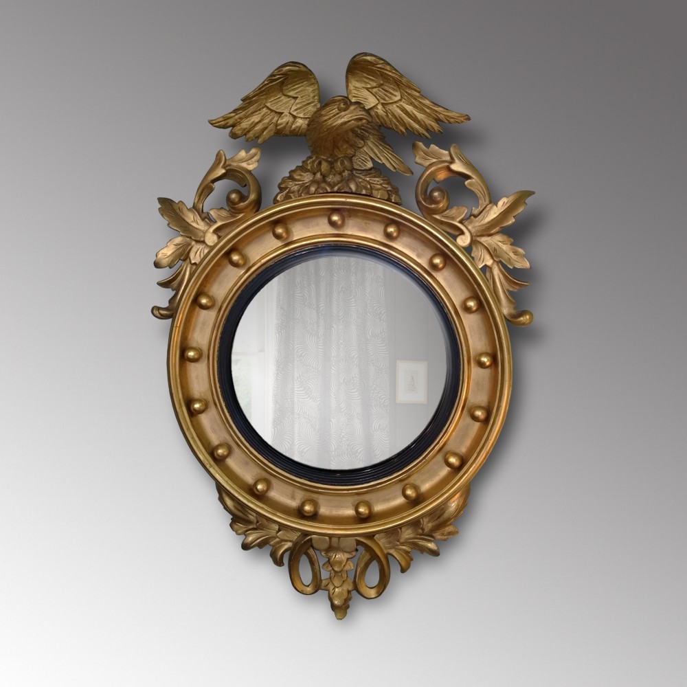 Regency Convex Gilt Mirror