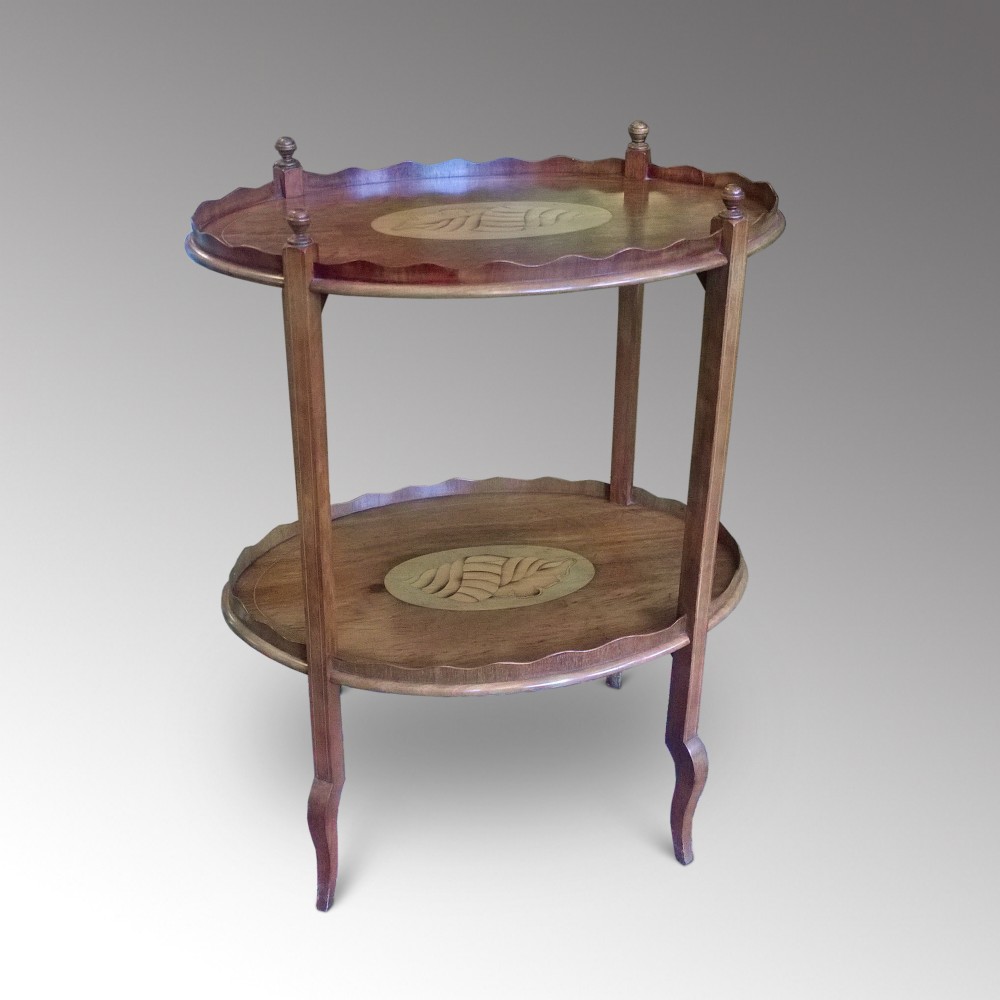  Edwardian Mahogany Whatnot