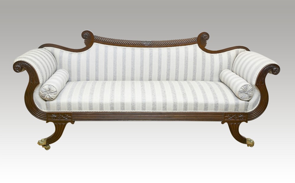 Regency Mahogany Settee
