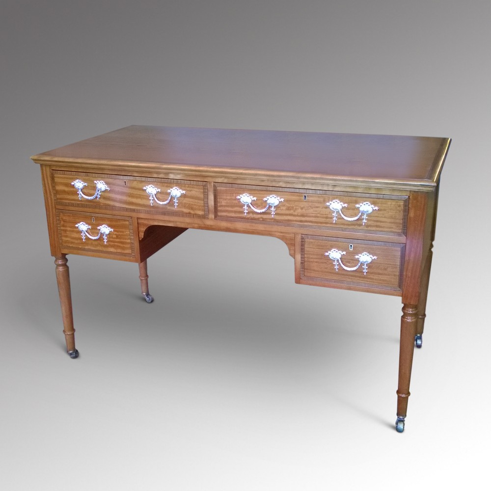 Late 19th Century Satinwood Desk