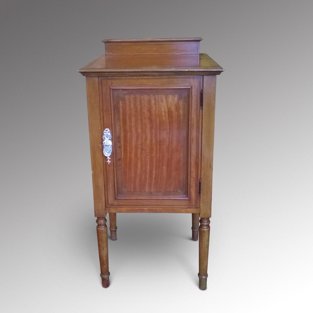 Late 19th Century Satinwood Bedside Cabinet