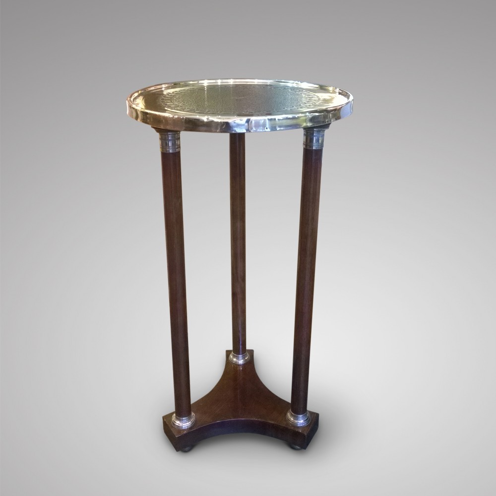 French Empire Style Mahogany Lamp Table