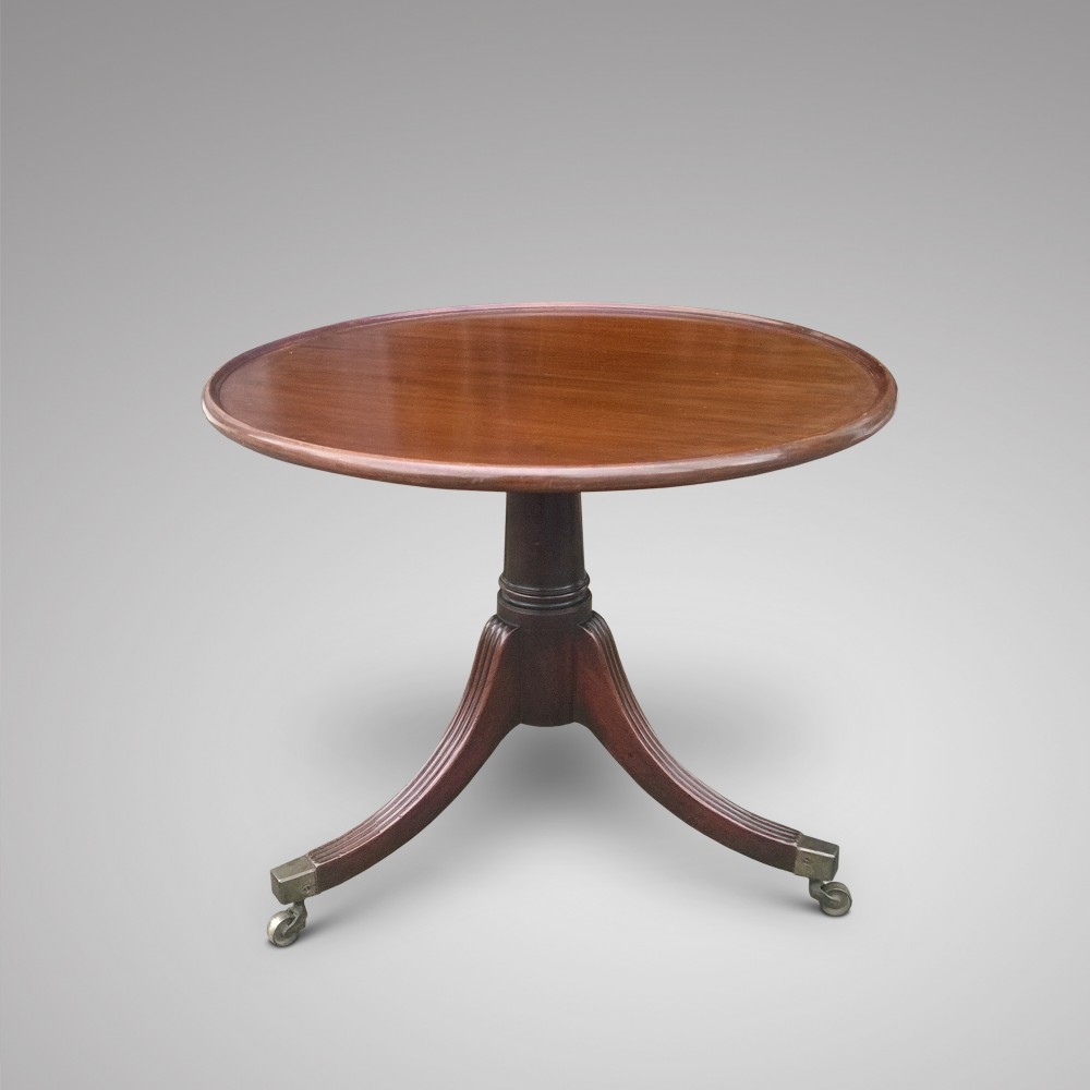 Regency Mahogany Tripod Coffee Table