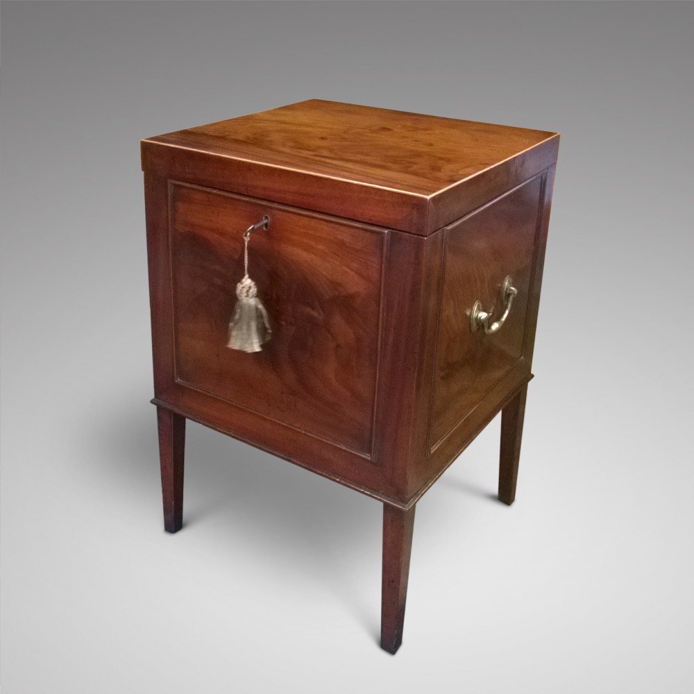 George III mahogany wine cooler