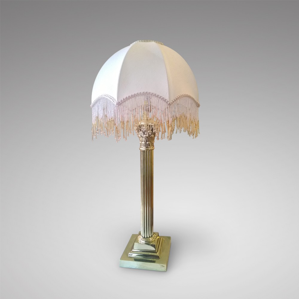 Edwardian Brass Lamp
