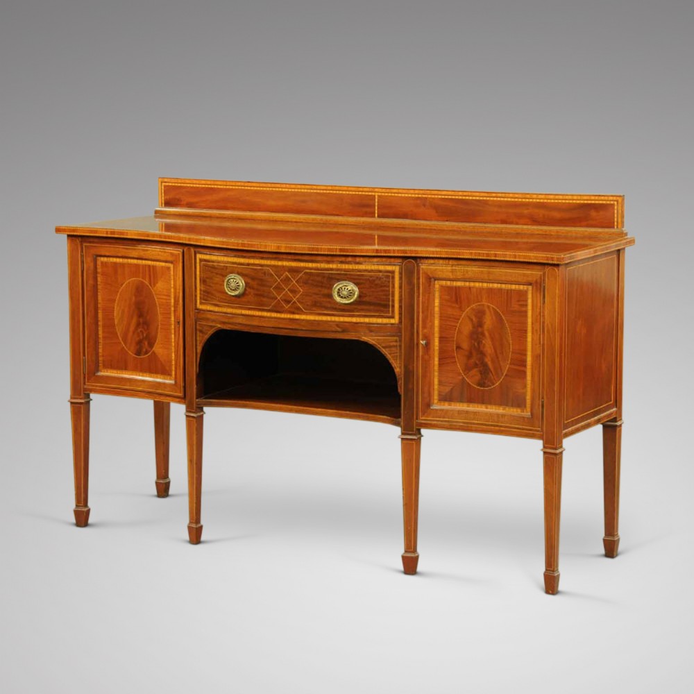 Edwardian Inlaid Mahogany Sideboard