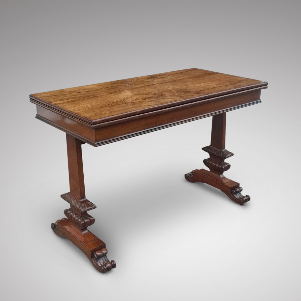 Late Regency Rosewood Card Table