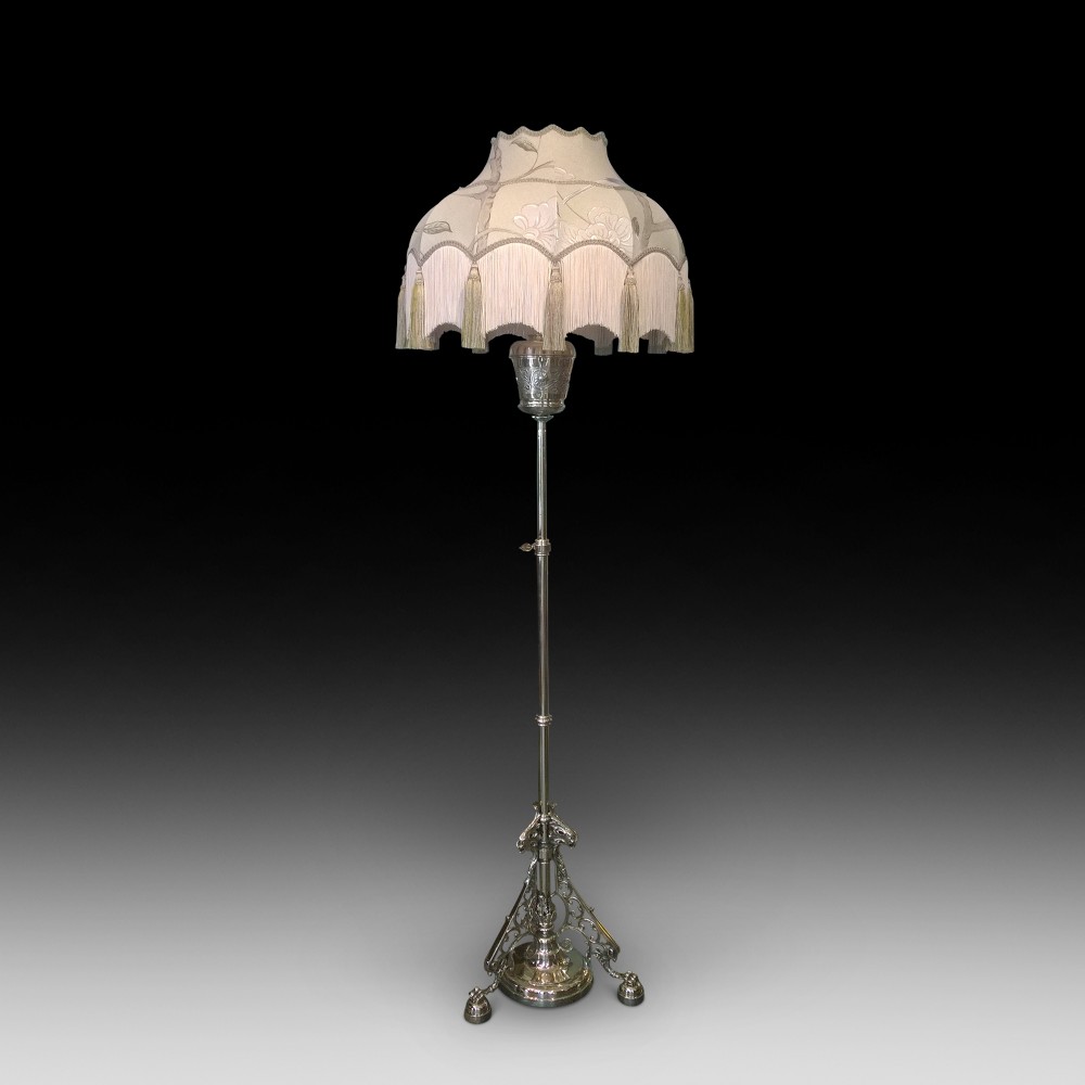Victorian Brass Extending Light