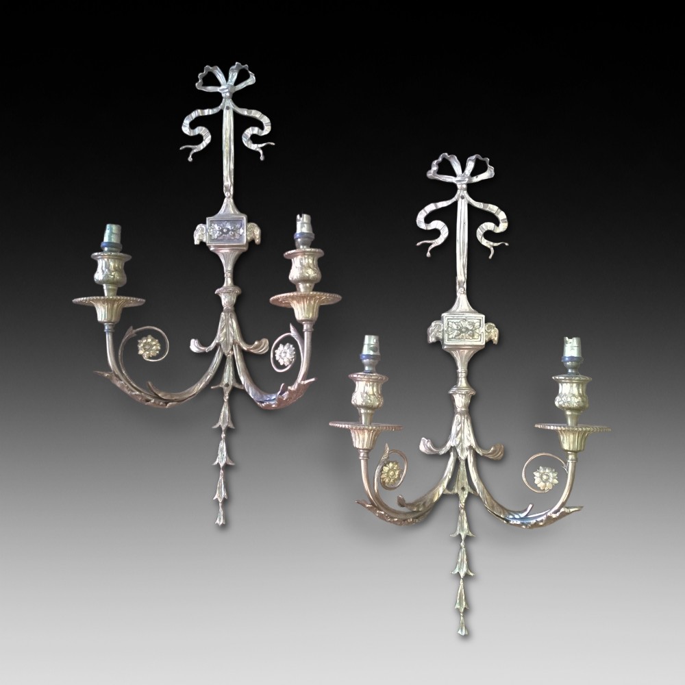 Pair of Twin Wall Lights