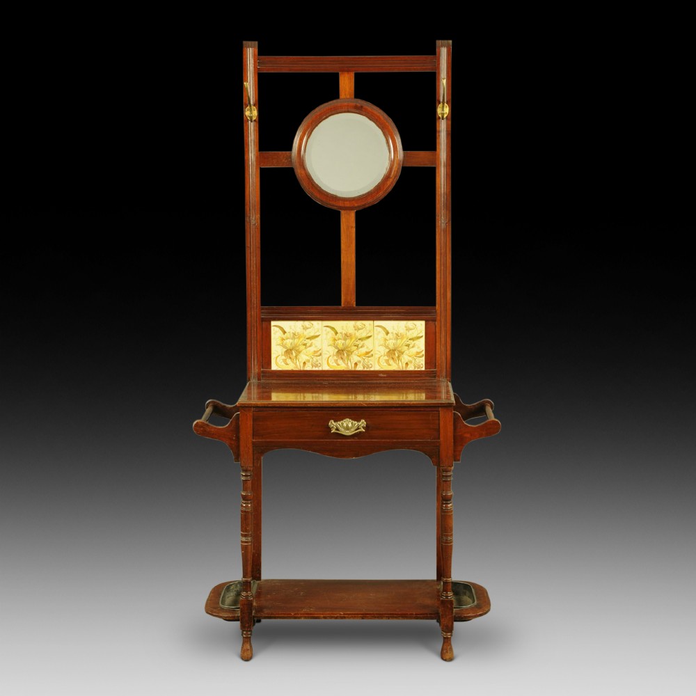 Victorian mahogany hall stand