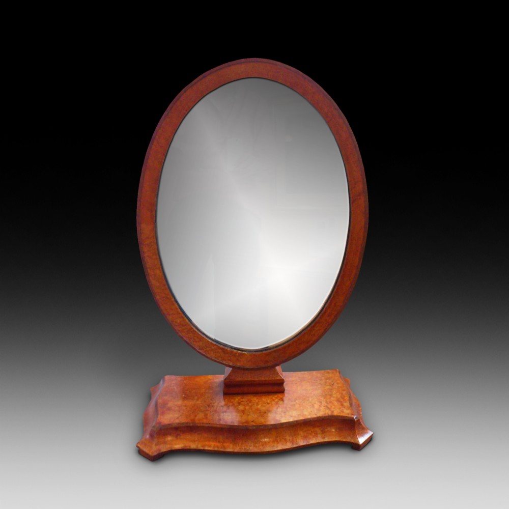 Amboyna Dressing Table Mirror 