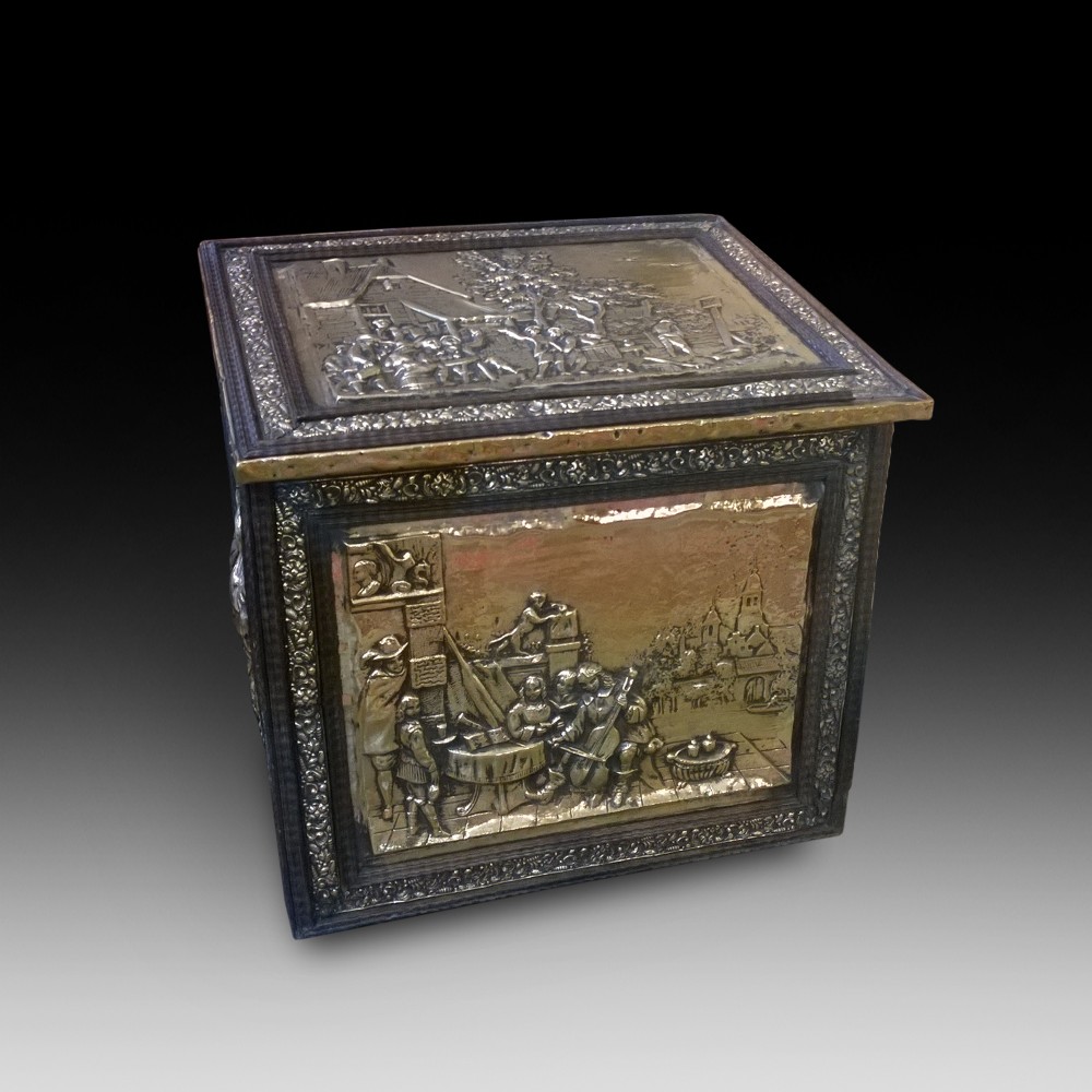 Brass Log Box