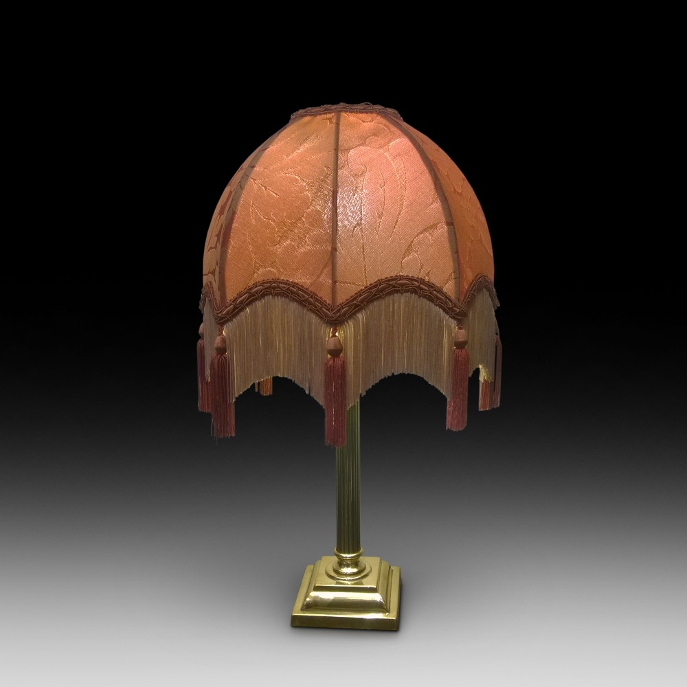 Edwardian Brass Table Lamp