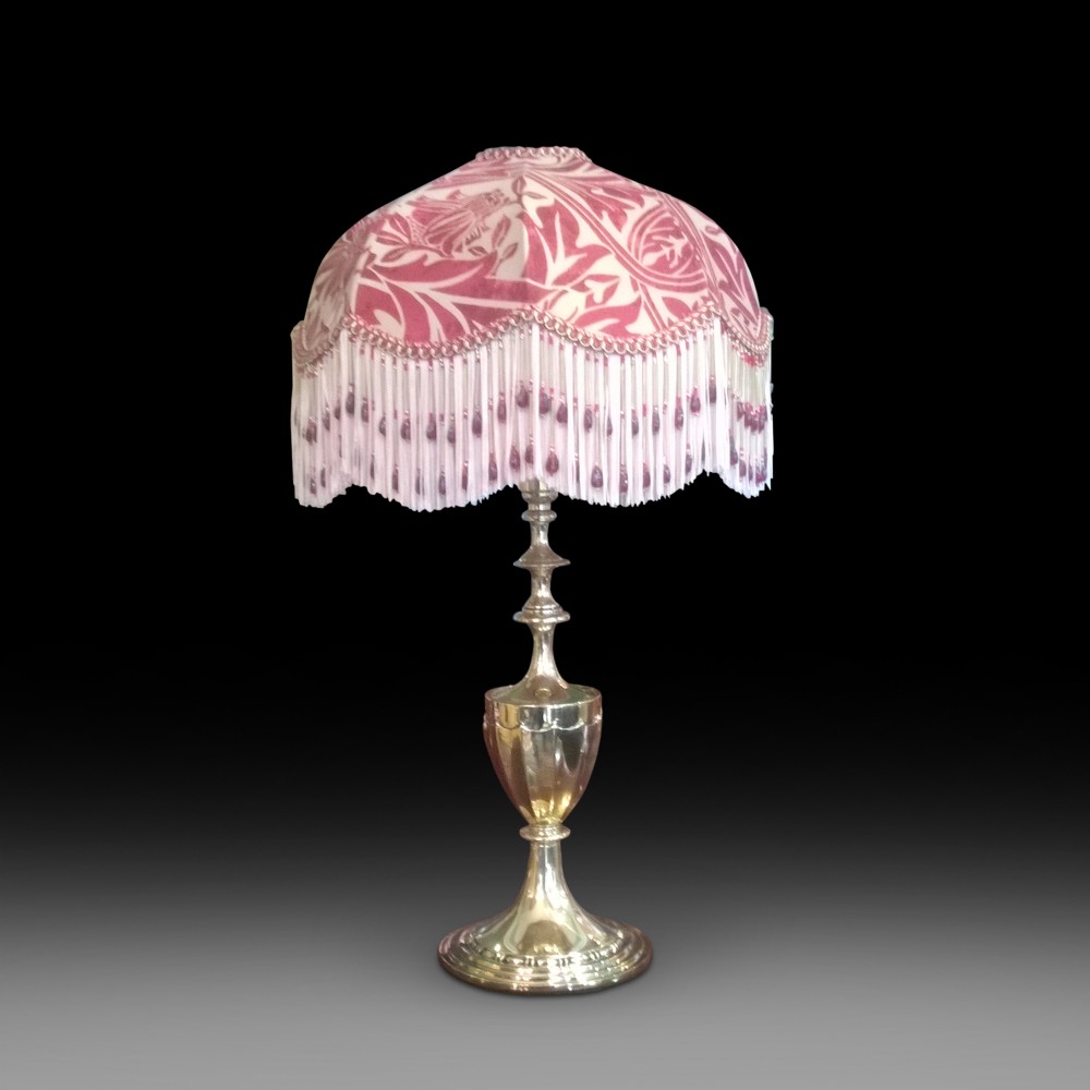 Edwardian Brass Table Lamp 
