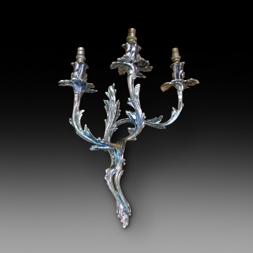 Brass Rococo Style Wall Light
