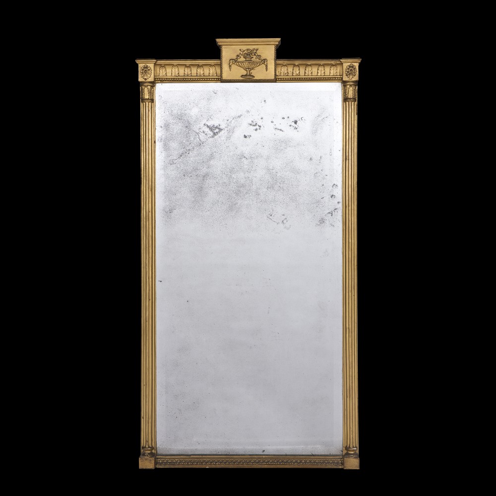 George III Adam Period Gilt Wall Mirror 