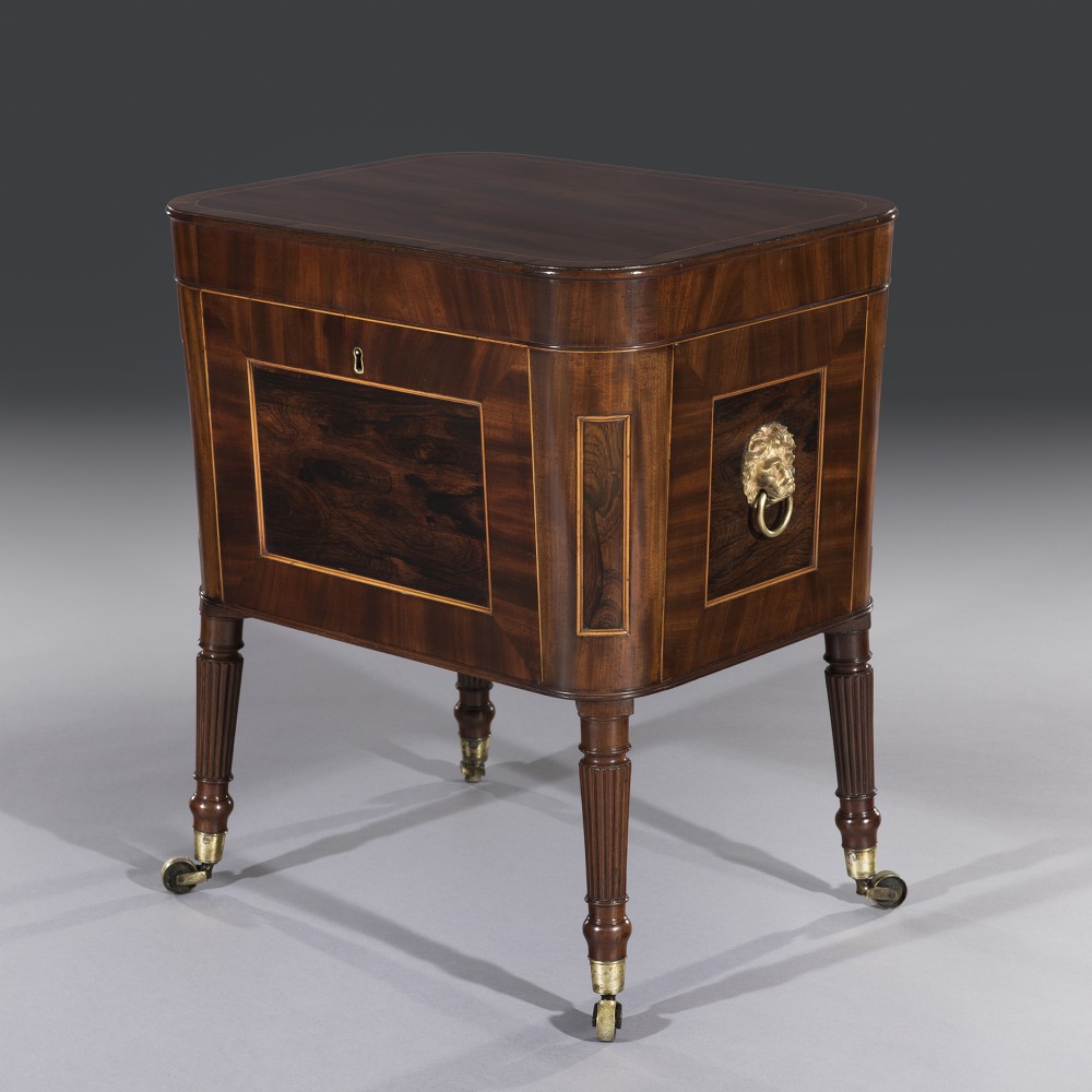George III Mahogany Wine Cooler Cellarette