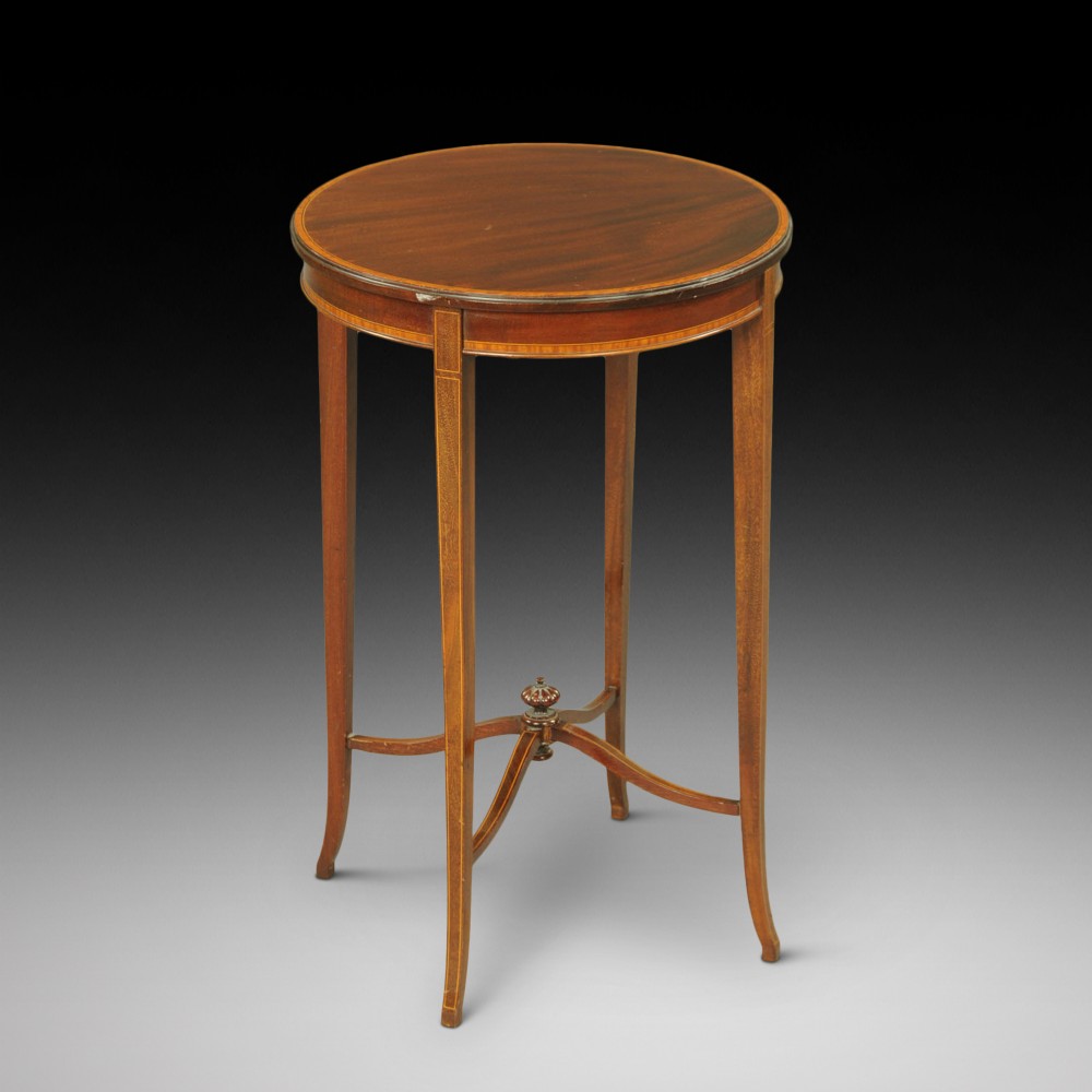 Edwardian mahogany occasional wine table