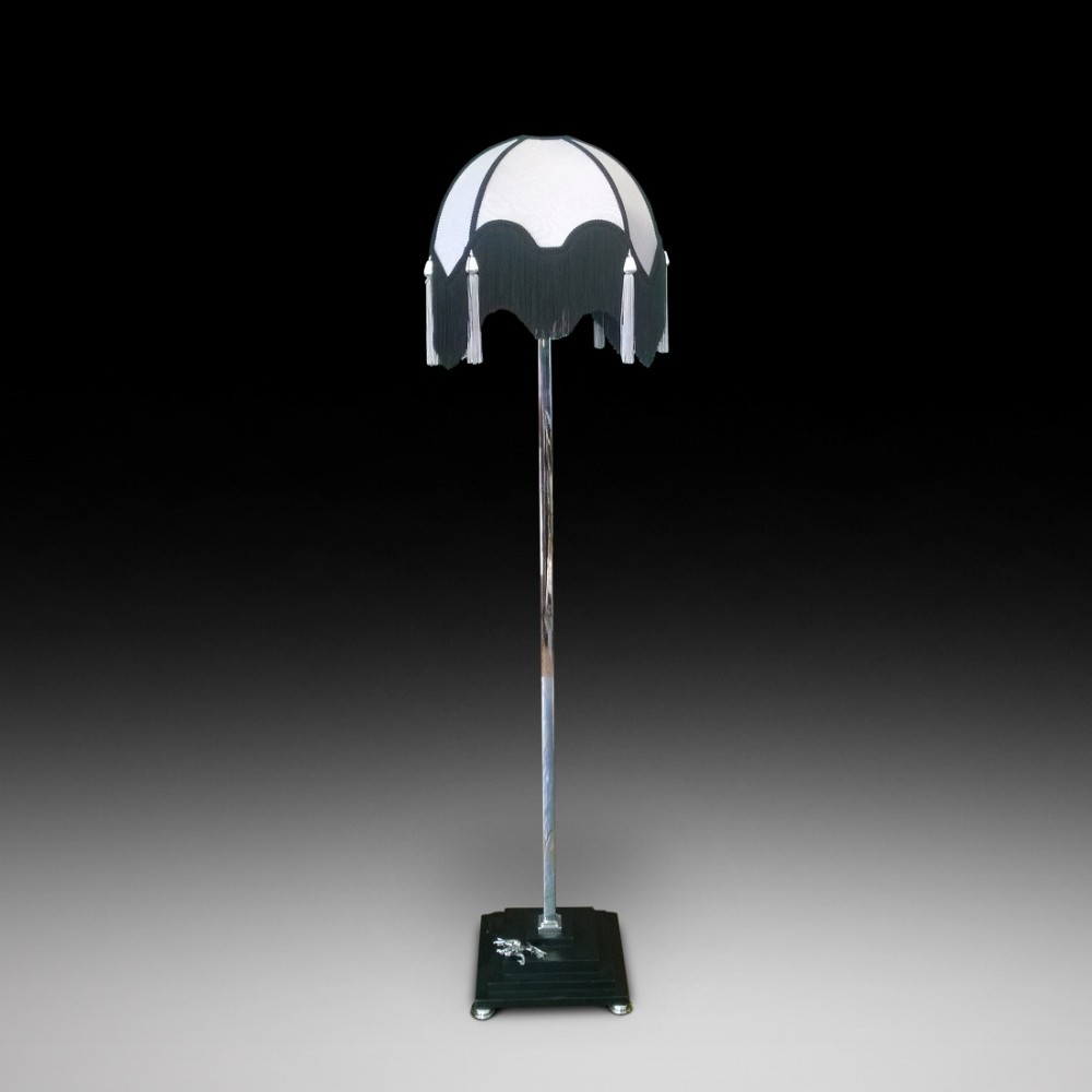Art Deco Chrome Lamp Standard