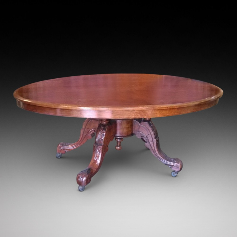 Late Victorian Walnut Coffee Table