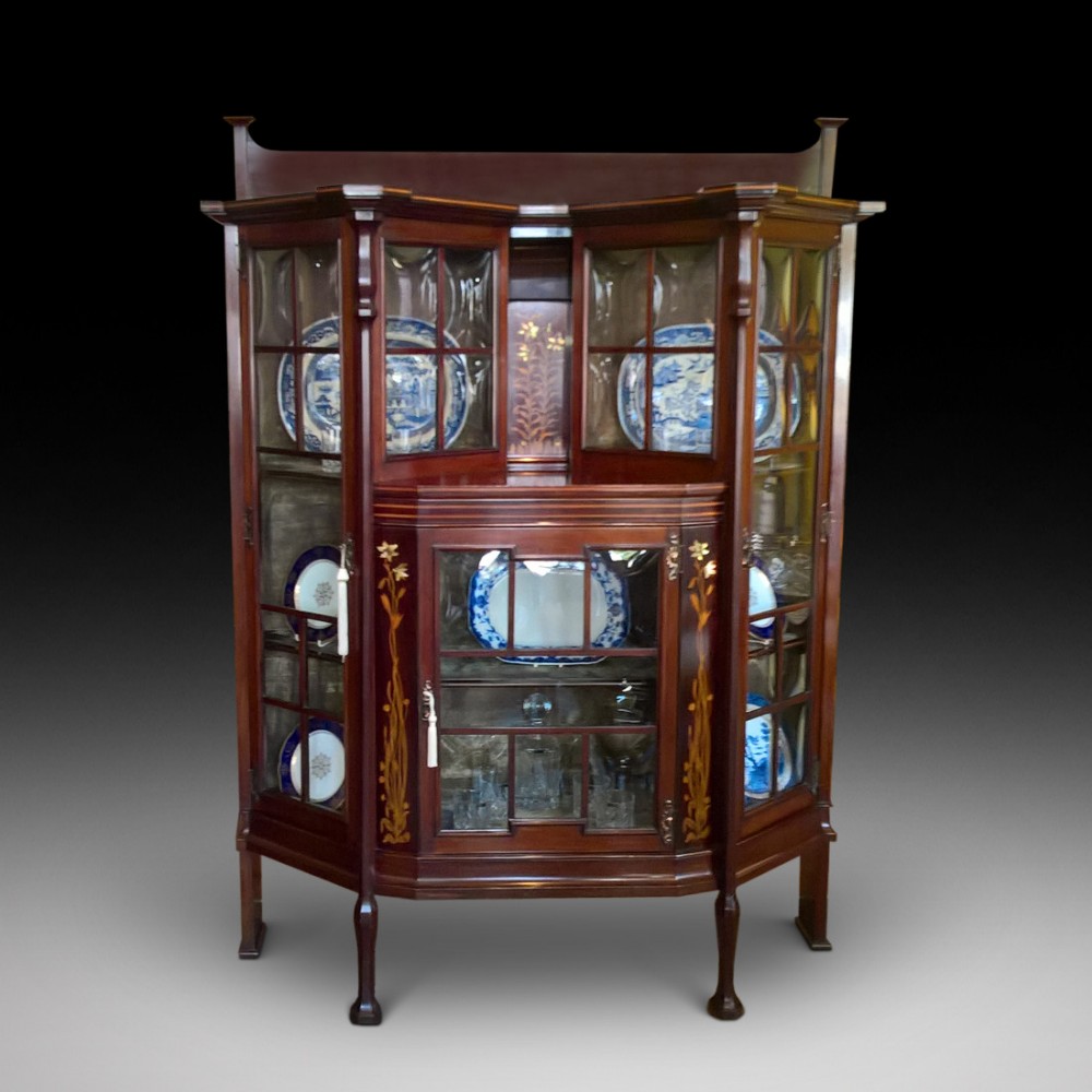 Shapland and Petter Mahogany Display Cabinet