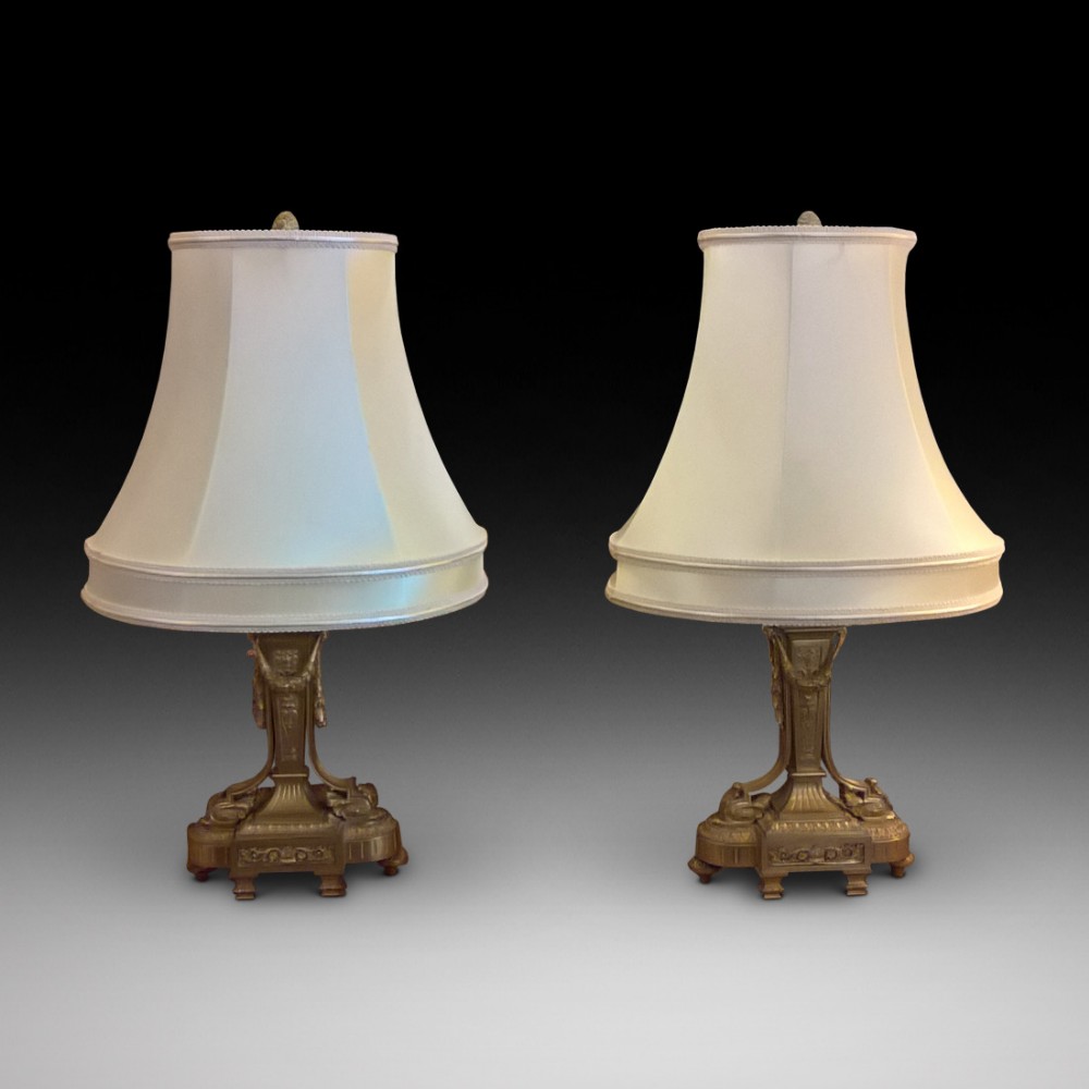 Pair of Excellent Quality Ormalu Table Lamps