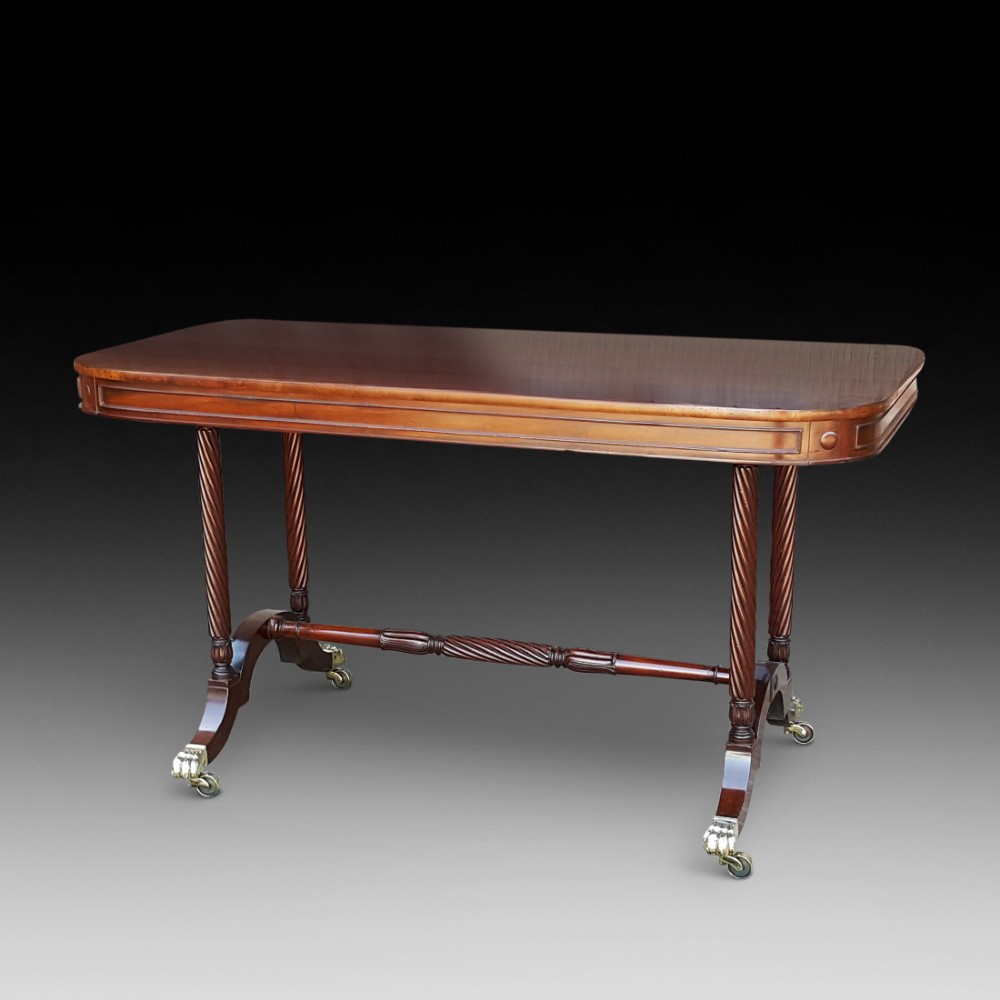 Regency Mahogany Library Table by Gillows