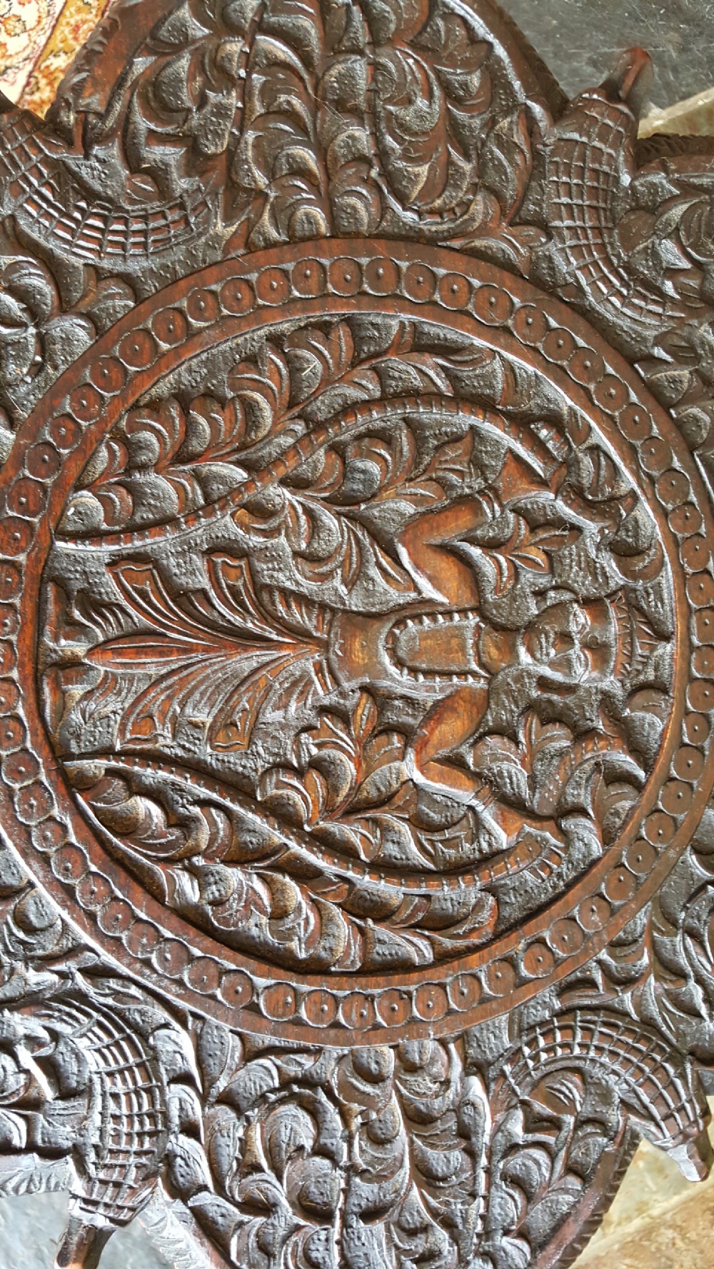 Late 19thC Small Anglo Indian Padouk Side Table View IV