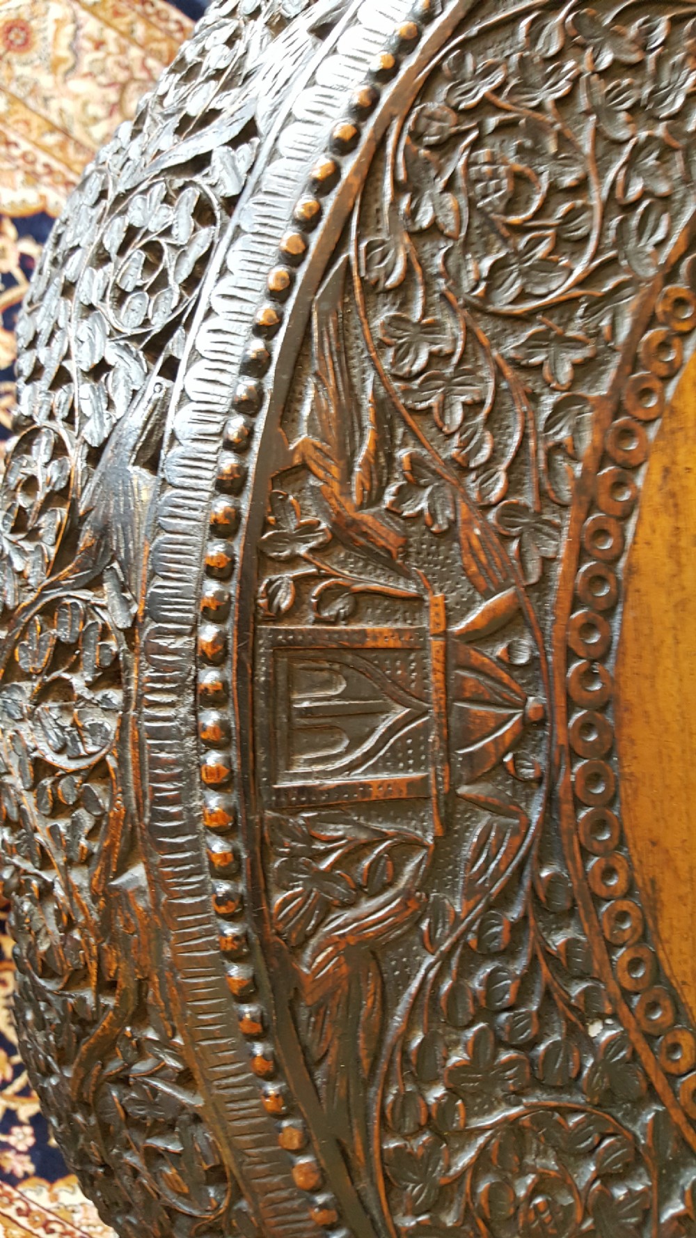 Anglo Indian Padouk Centre Table View II