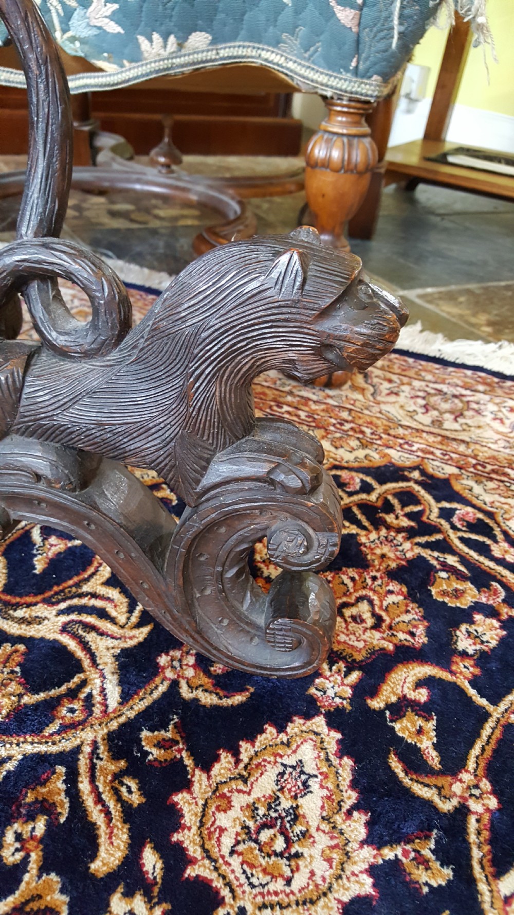 Anglo Indian Padouk Centre Table View V