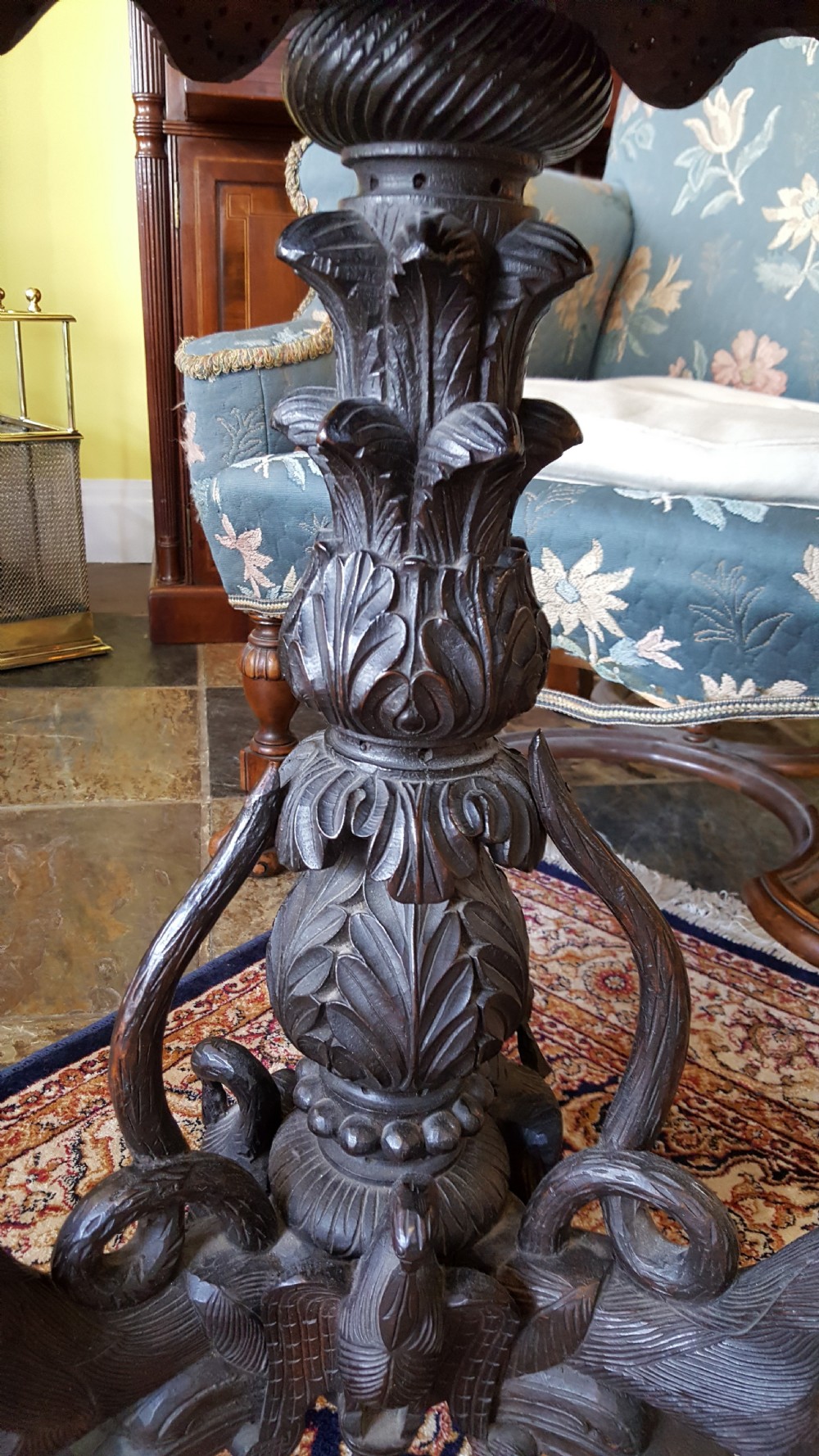 Anglo Indian Padouk Centre Table View VI