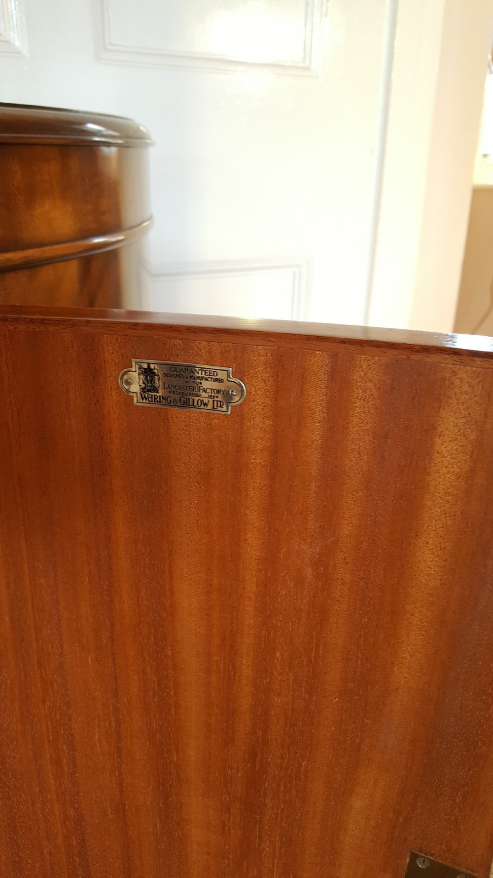 1920's Mahogany Demi Lune Drinks Cabinet View VIII
