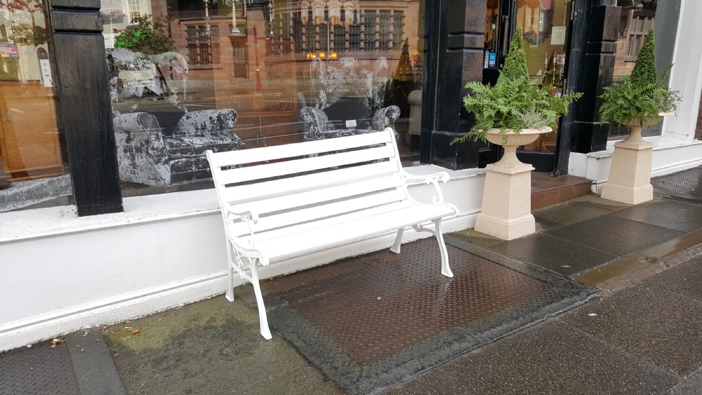 1930's Cast Iron Bench View II
