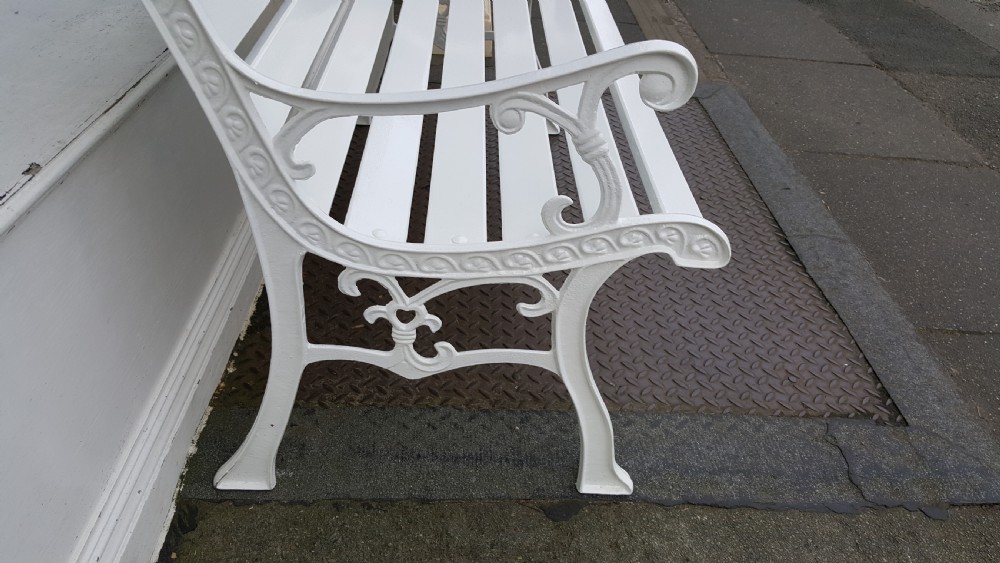 1930's Cast Iron Bench View III