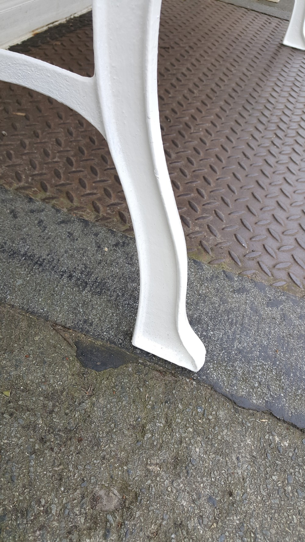 1930's Cast Iron Bench View V