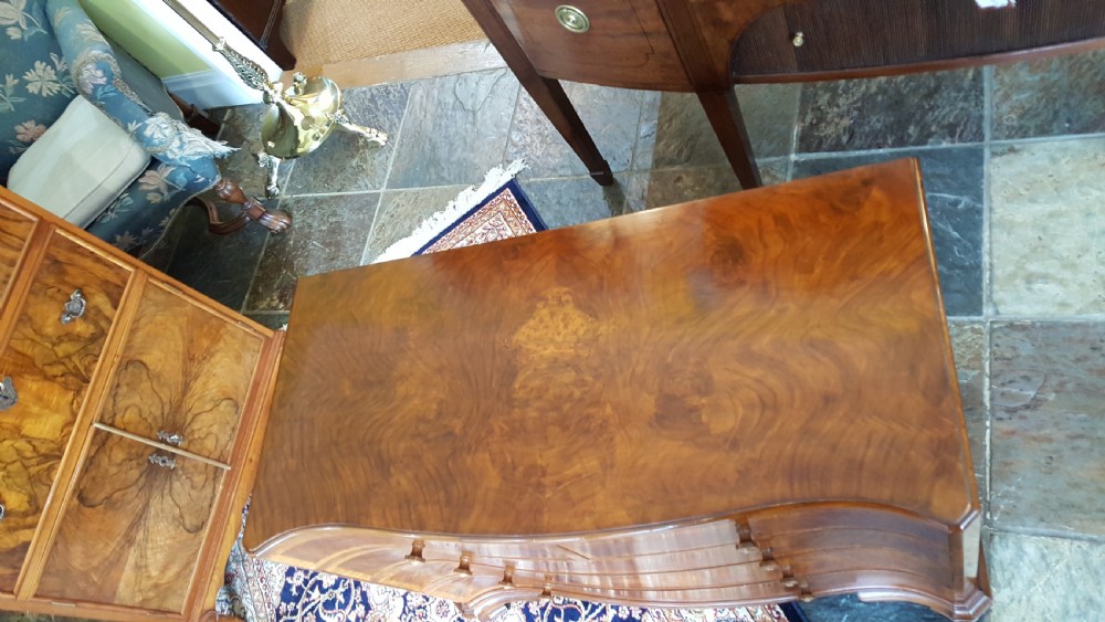 Walnut Serpentine Chest of Drawers View II