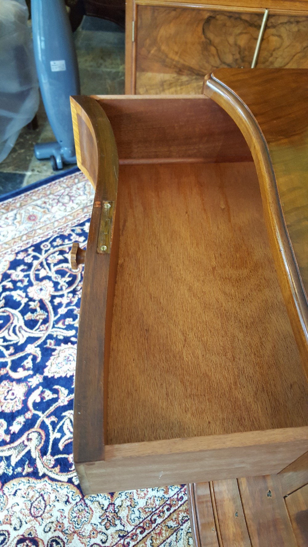 Walnut Serpentine Chest of Drawers View IV