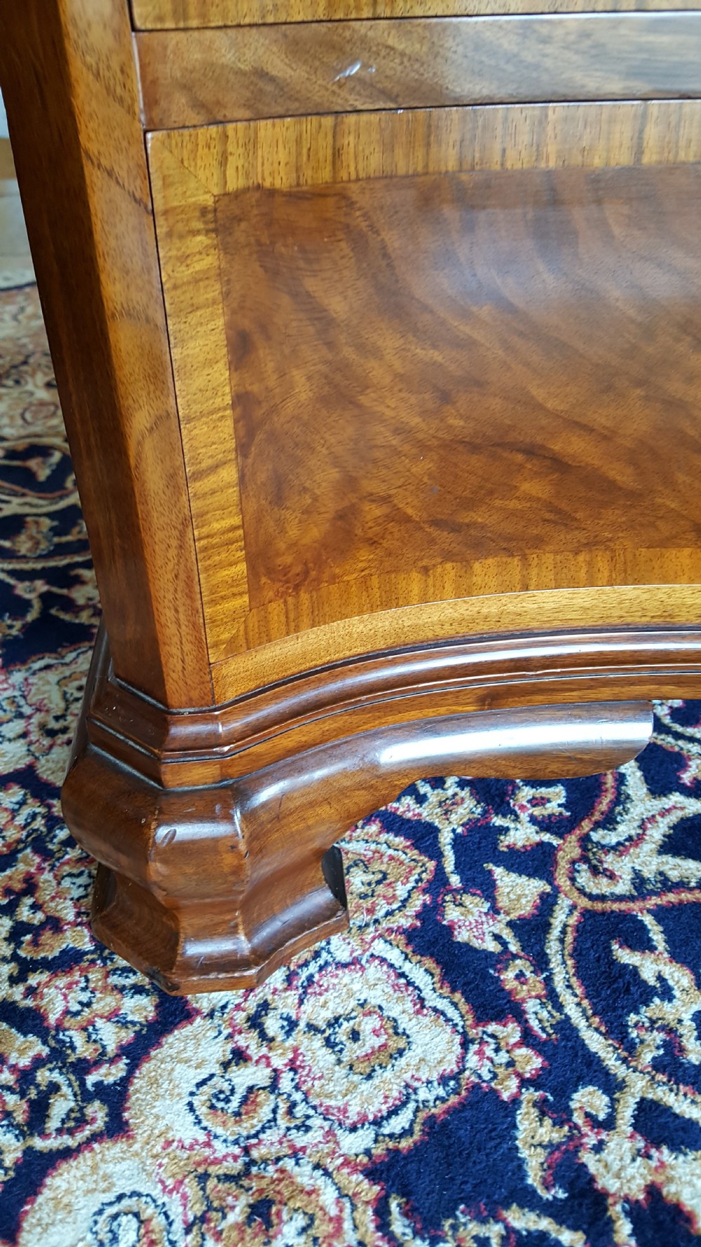 Walnut Serpentine Chest of Drawers View VII
