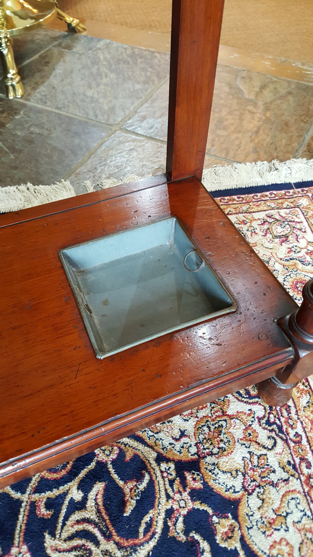 Late Victorian Art Nouveau Walnut Hall Stand View V