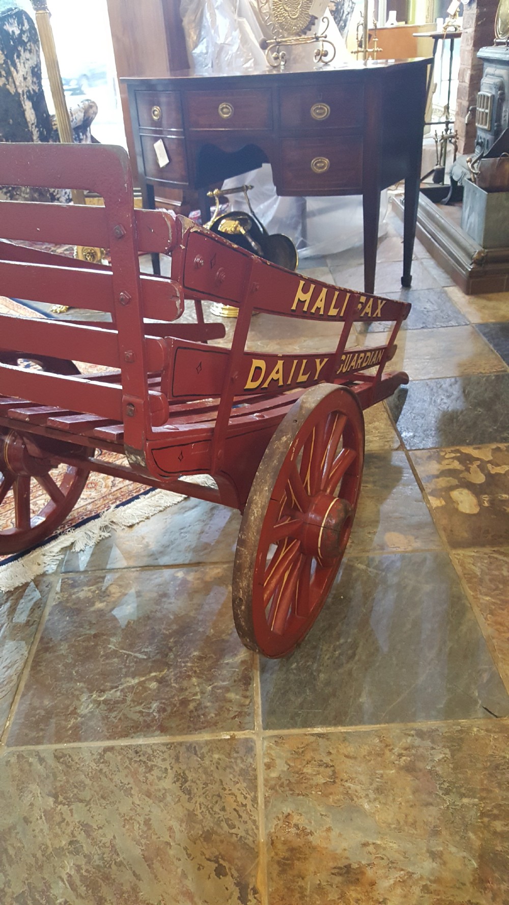 Edwardian Newspaper Cart View V