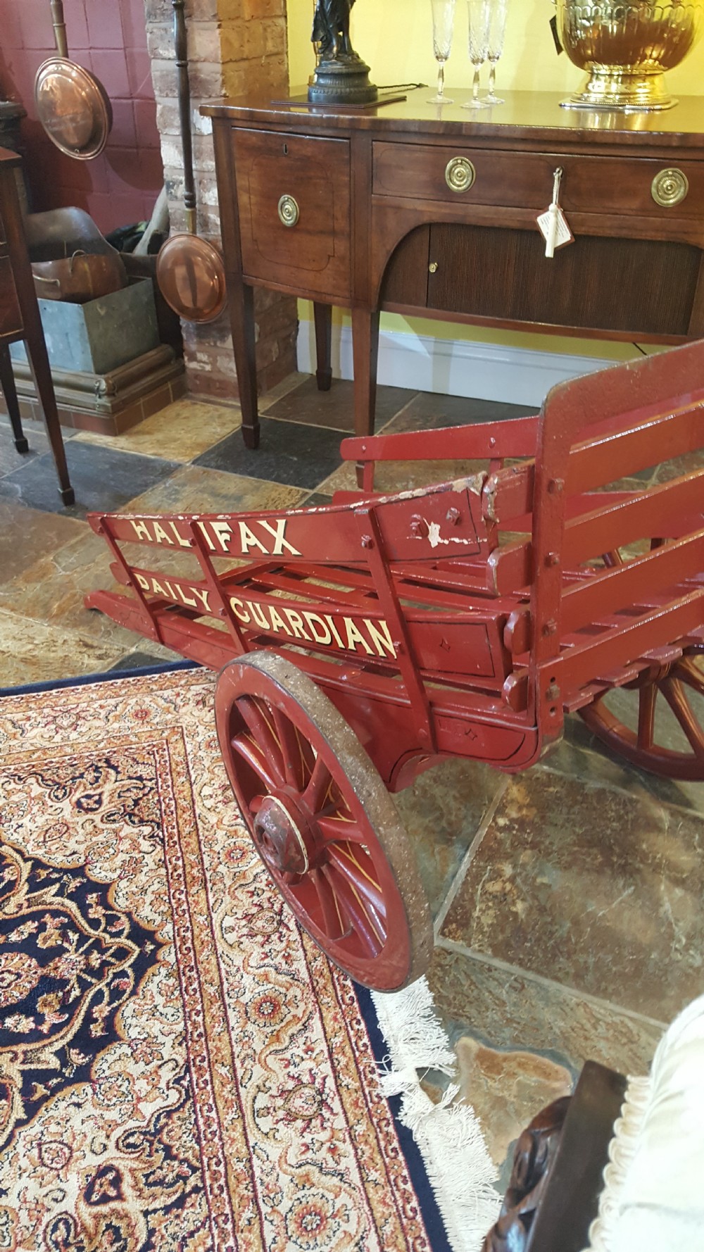 Edwardian Newspaper Cart View VII