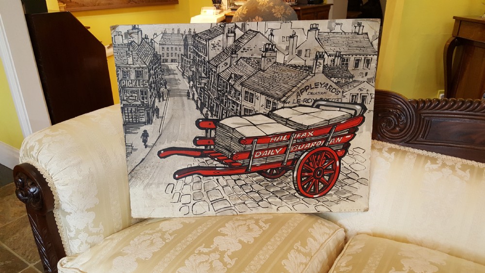 Edwardian Newspaper Cart View IX