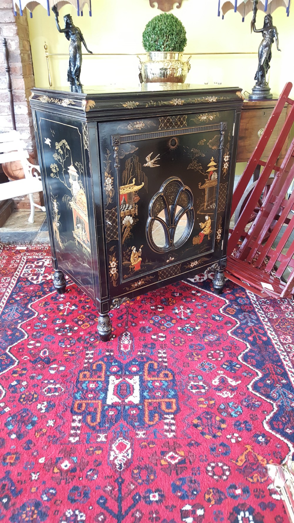 1920's Chinoiserie Cocktail Cabinet View II