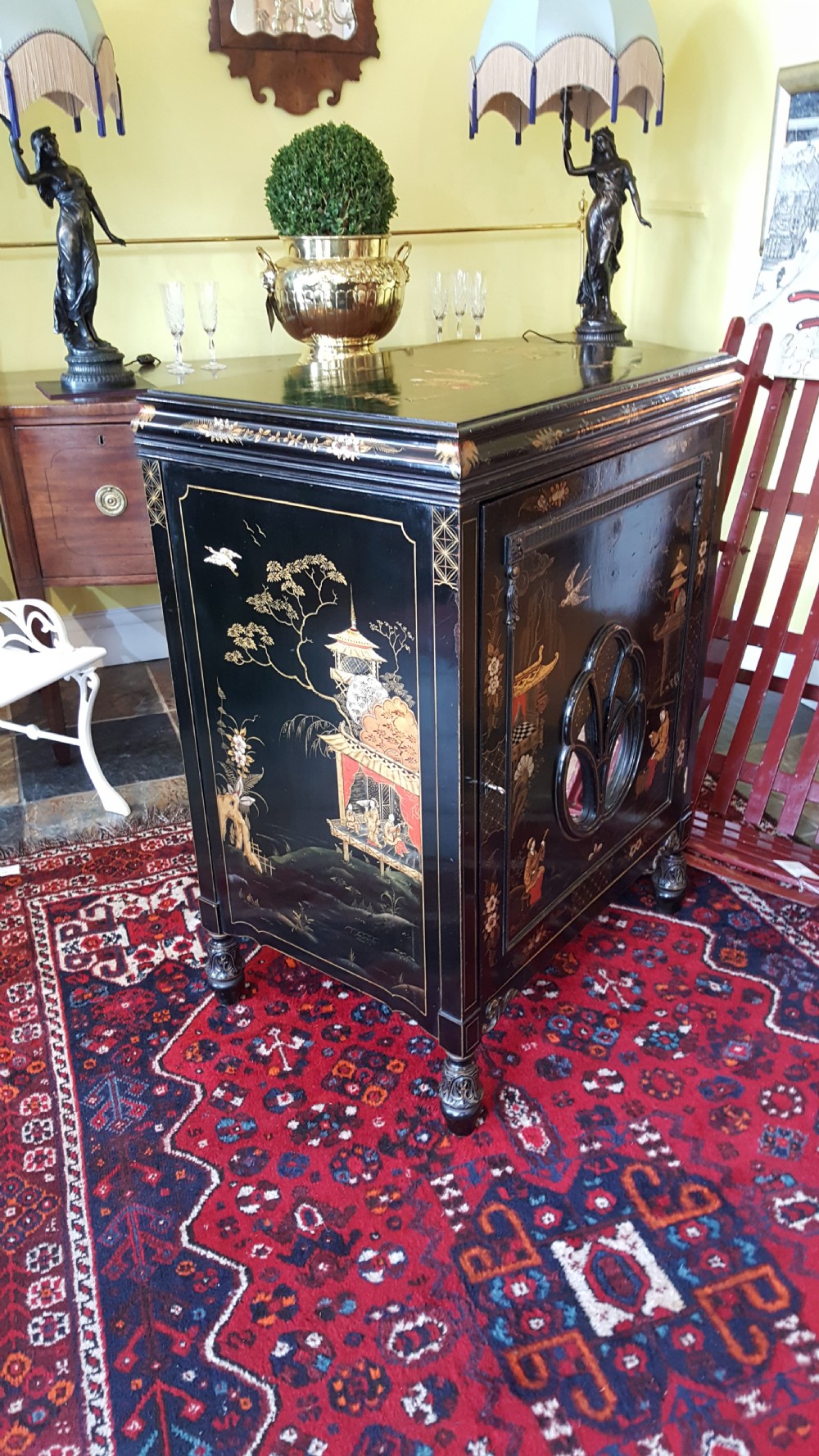 1920's Chinoiserie Cocktail Cabinet View III